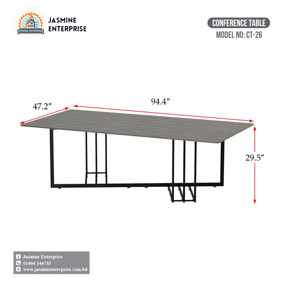Conference table price in Bangladesh (26) Conference Table CT 26 3