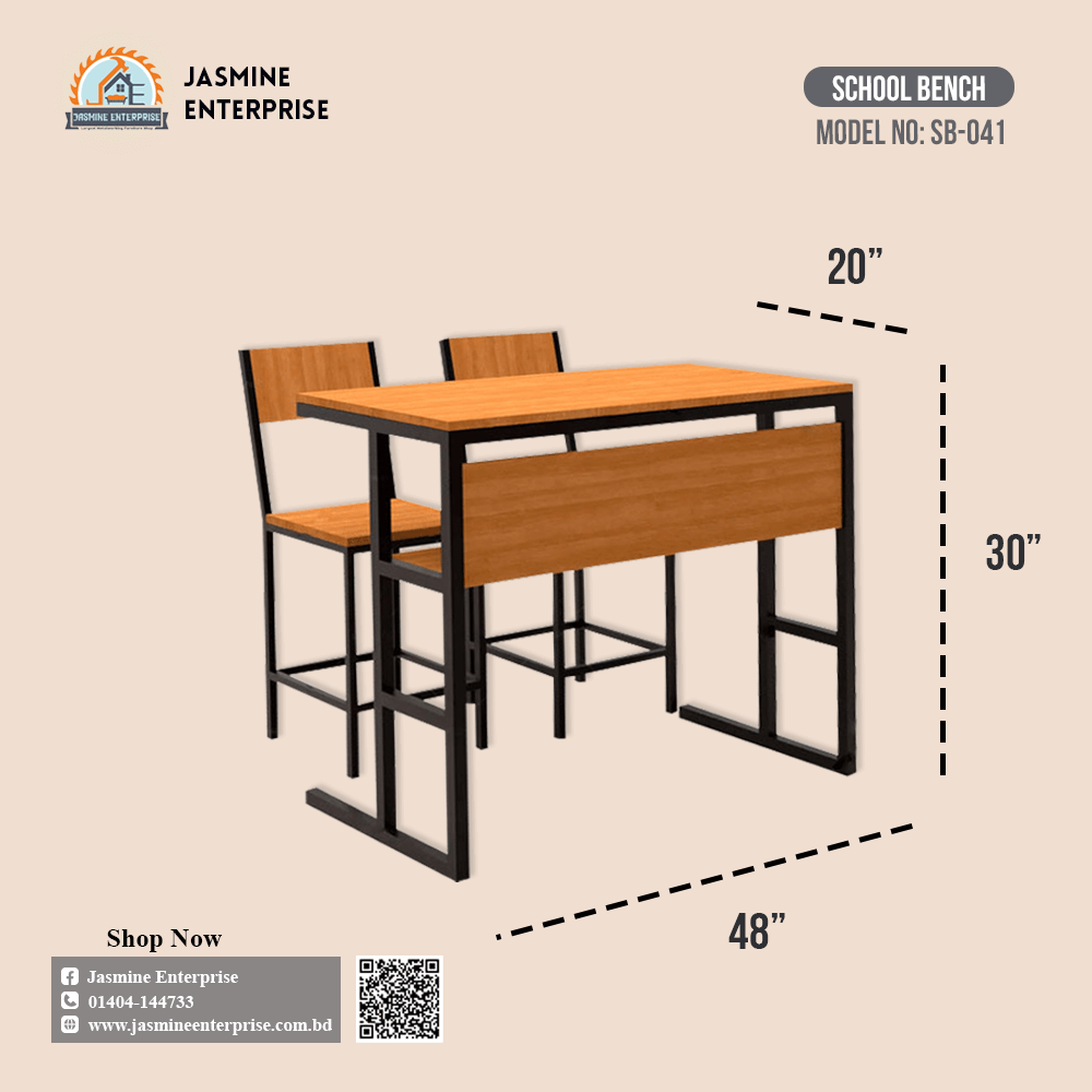 School Bench Price in BD (41) School Bench SB 041 3