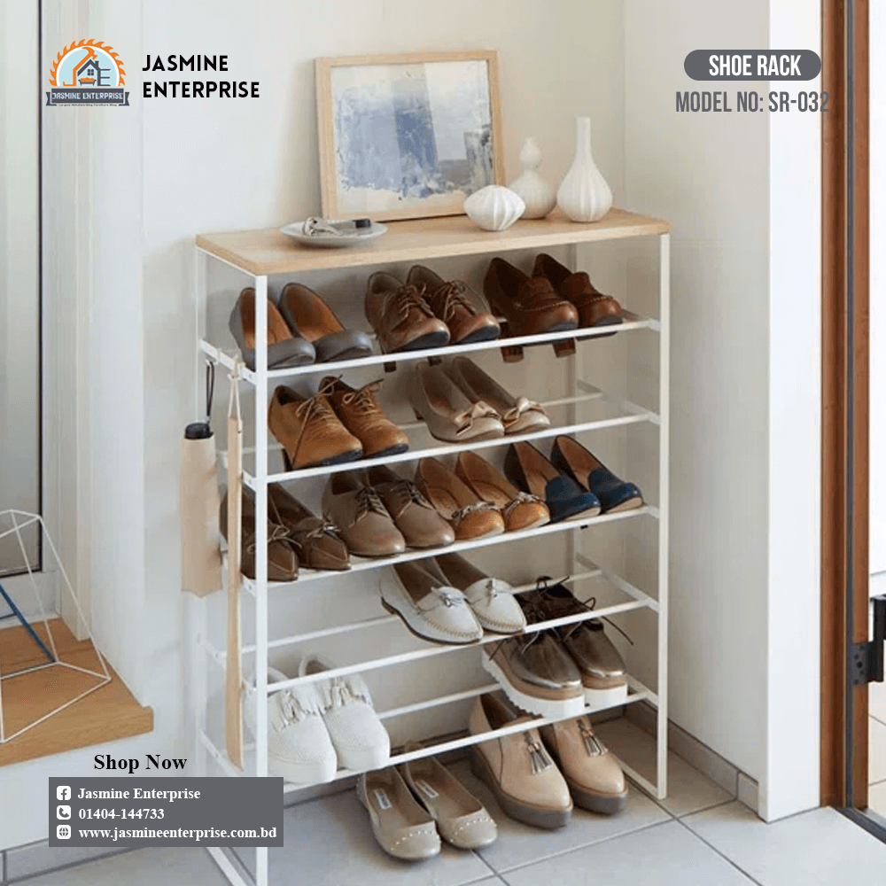 Shoe storage rack price in Bangladesh (32) Shoe Rack SR 032
