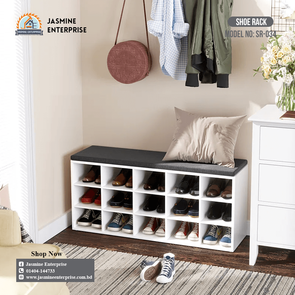 Shoe storage rack price in Bangladesh (34) Shoe Rack SR 034 1